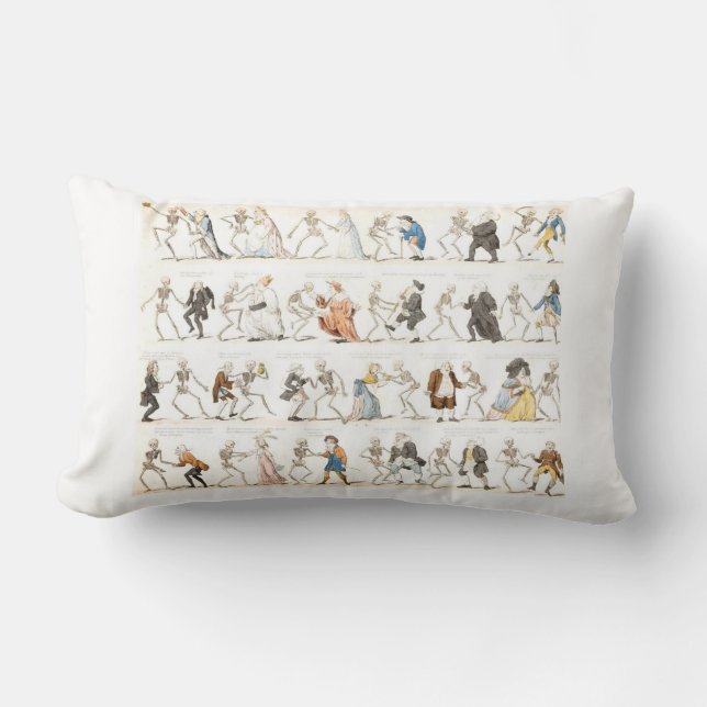 Rectangle Coussin de danse de la mort (Recto)