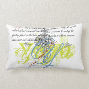 Rectangle Coussin de définition du yoga