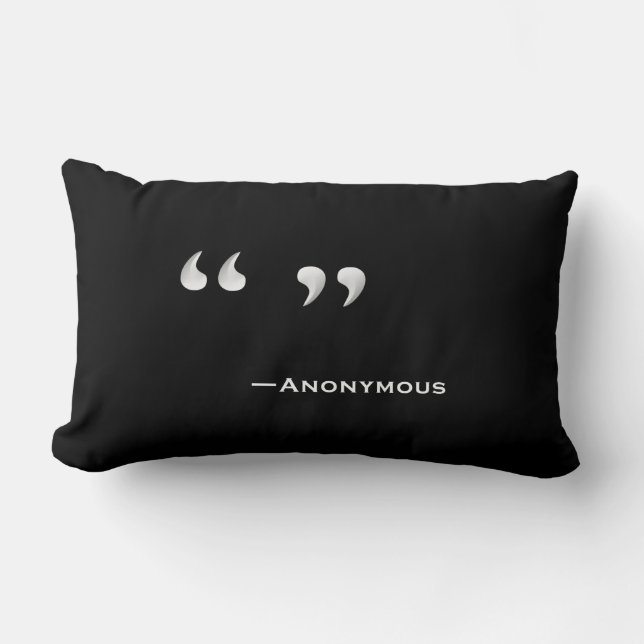 Rectangle Coussin de devis anonyme (Carré ou rectangulaire) (Recto)