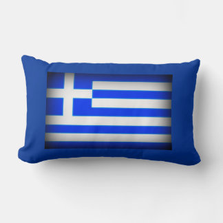 Rectangle Coussin de devis du drapeau grec Socrates