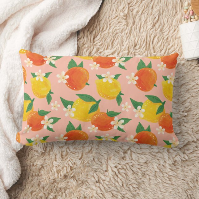 Rectangle Coussin de dossier Citron Orange Citrus (Couverture)