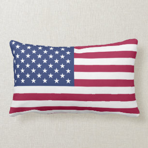 Rectangle Coussin de drapeau américain