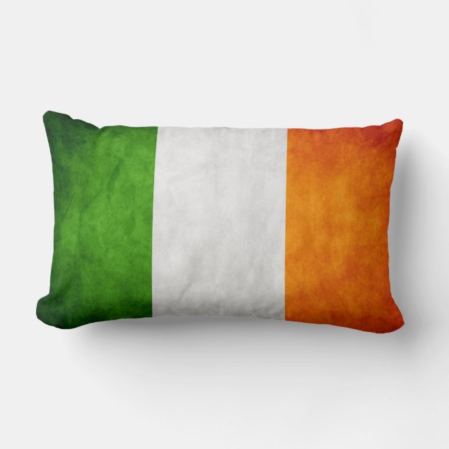 Rectangle Coussin de drapeau de l'Irlande (Recto)