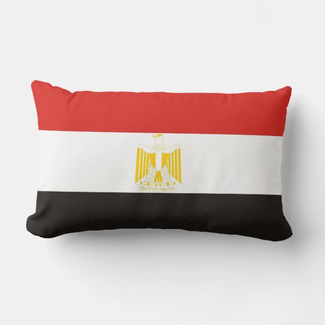 Rectangle coussin de drapeau de pays de l'Egypte (Recto)