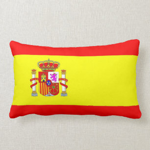 Rectangle coussin de drapeau de pays de l'Espagne