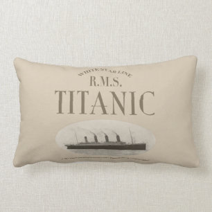 Rectangle Coussin de fantôme Titanic de Séphia Lumbar RMS 