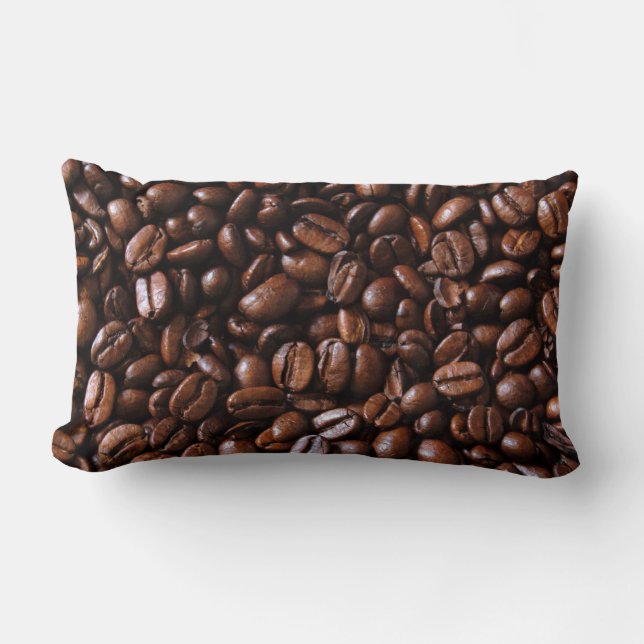 Rectangle Coussin de grain de café (Recto)
