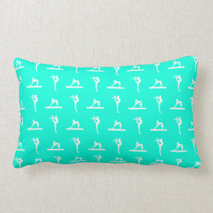 Rectangle Coussin de gymnastique de turquoise