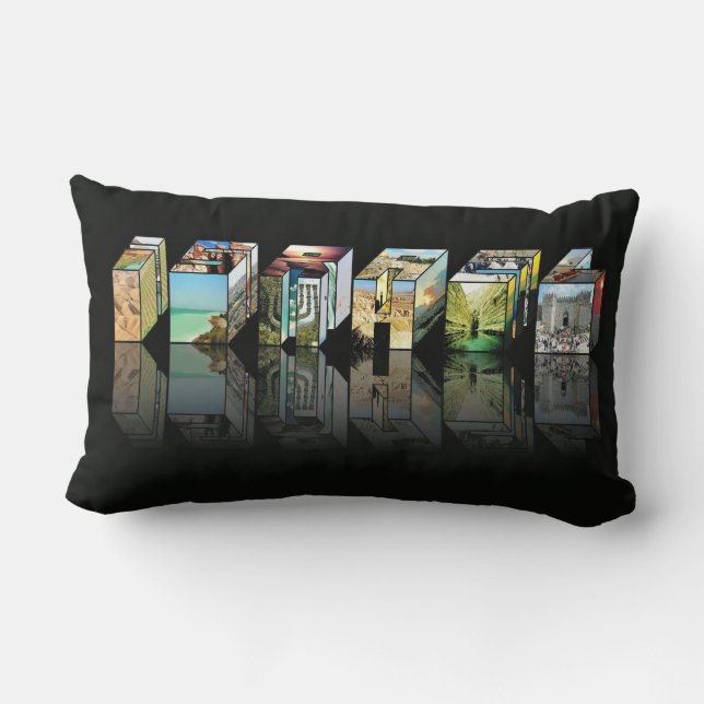 Rectangle Coussin de jet (Verso)