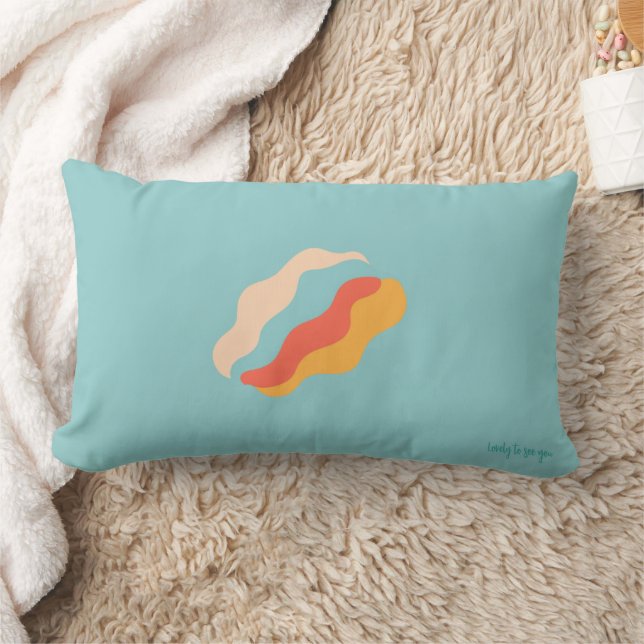 Rectangle Coussin de jet abstrait coloré (Couverture)