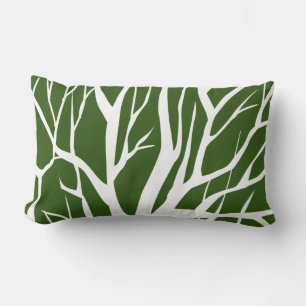 Rectangle Coussin de jet - Arbre d'hiver