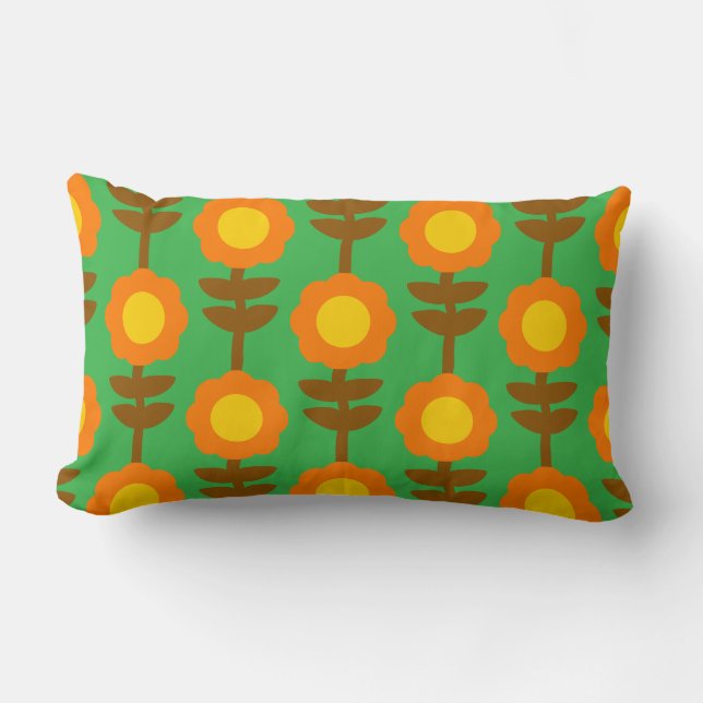 Rectangle Coussin de jet Boho Botanica (Recto)