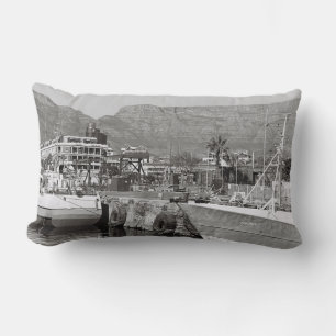 Rectangle Coussin de jet de Harbour du front de mer du Cap