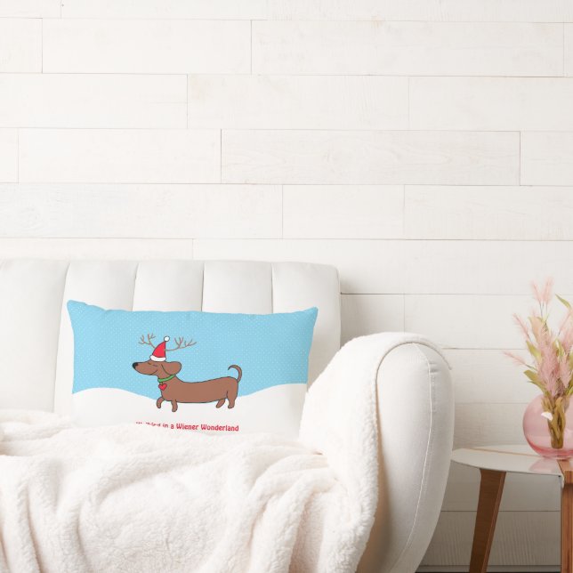 Rectangle Coussin de jet en coton Wiener Wonderland, 33 cm x (Canapé)