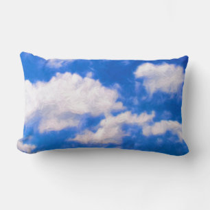 Rectangle Coussin de jet en polyester Clouds, Lombaire