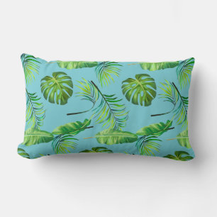 Rectangle Coussin de jet - Feuilles tropicales