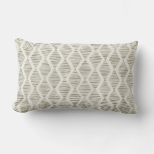 Rectangle Coussin de jet géométrique minimaliste en diamant 