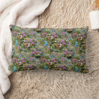 Rectangle Coussin de jeté de jardin campagnard
