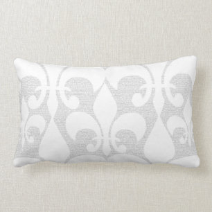 Rectangle Coussin de la conception Fleur-De-Lis