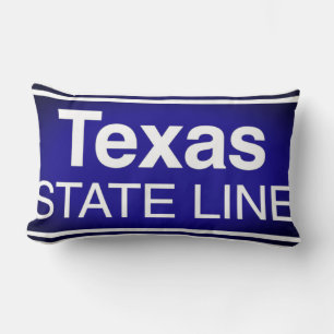 Rectangle Coussin de la ligne d'état du Texas