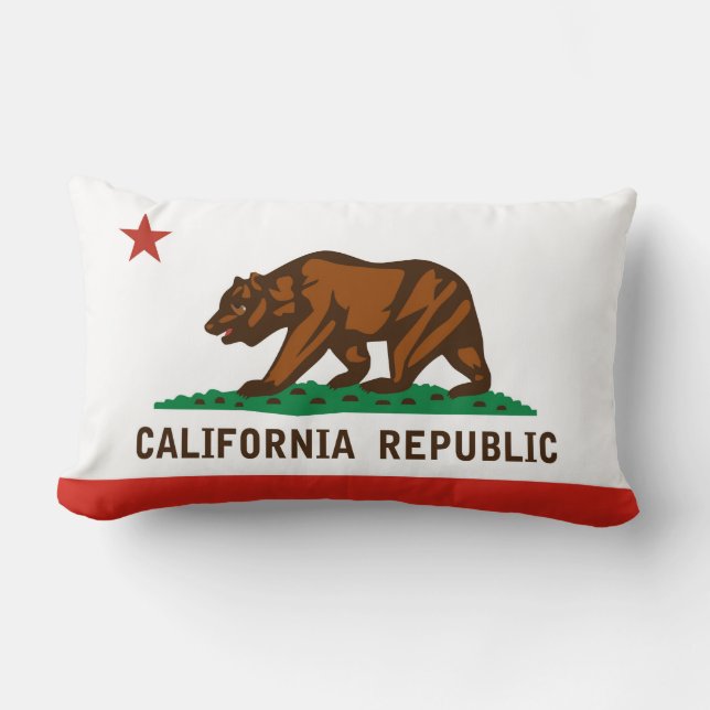 Rectangle coussin de l'Amérique uni par drapeau d'état de la (Recto)