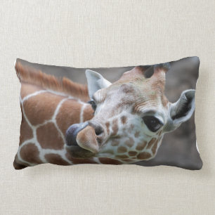 Rectangle Coussin de langue de girafe