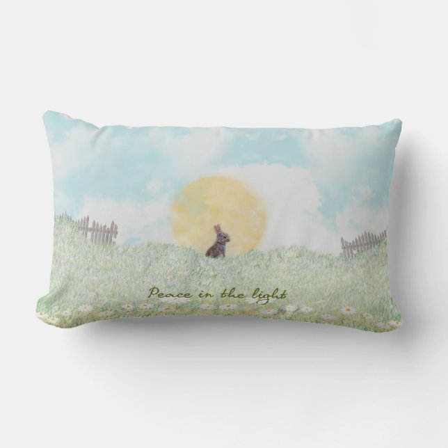 Rectangle Coussin de lapin (Recto)