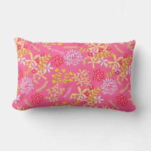 Rectangle Coussin de Lumbar rose