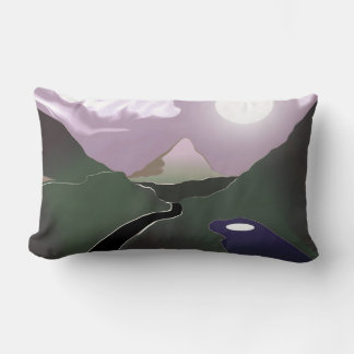 Rectangle Coussin de lune de nuit