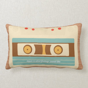 Rectangle coussin de mixtape