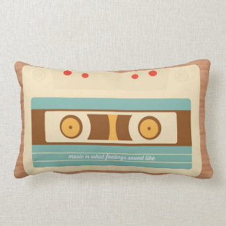 Rectangle coussin de mixtape