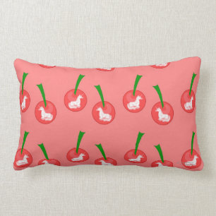 Rectangle Coussin de MoJo d'Américain de cerises de licorne
