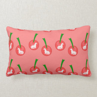 Rectangle Coussin de MoJo d'Américain de cerises de licorne