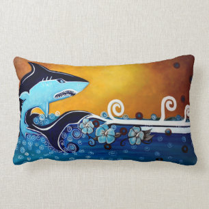 Rectangle Coussin de MoJo d'Américain de requin