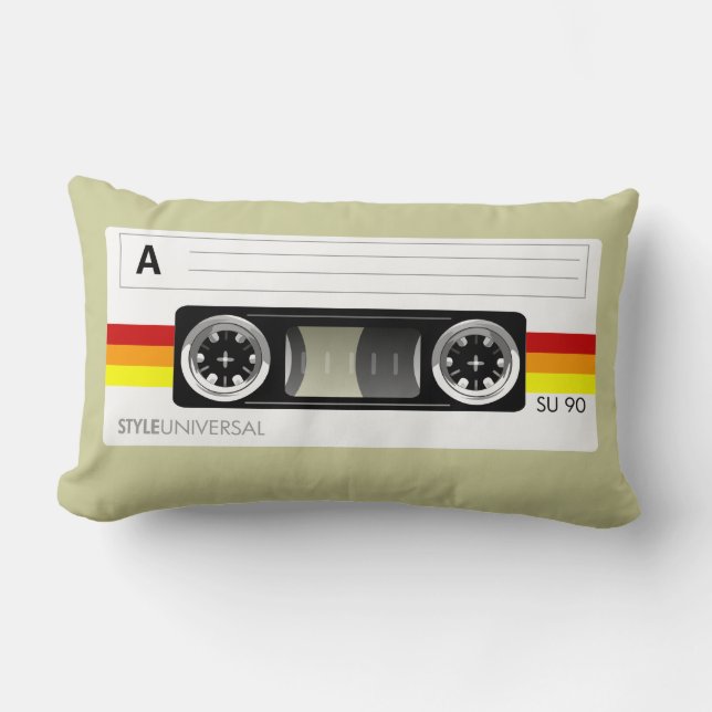 Rectangle Coussin de Mojo d'Américain d'étiquette (Recto)