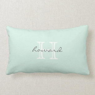 Rectangle Coussin de monogramme