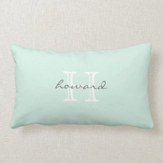 Rectangle Coussin de monogramme
