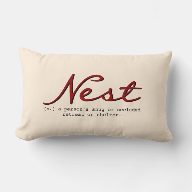 Rectangle Coussin de nid (Recto)