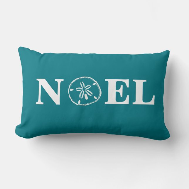 Rectangle Coussin de Noël Noel Coastal (Recto)