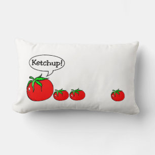 Rectangle Coussin de plaisanteries Ketchup