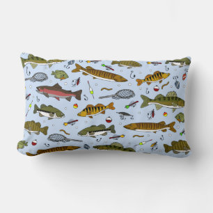 Rectangle Coussin de poisson personnalisé