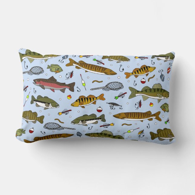 Rectangle Coussin de poisson personnalisé (Recto)