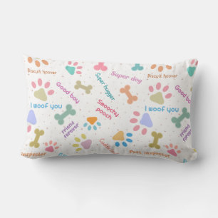 Rectangle Coussin de pooche lisse