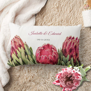 Rectangle Coussin de prière pour couple floral Proteas botan