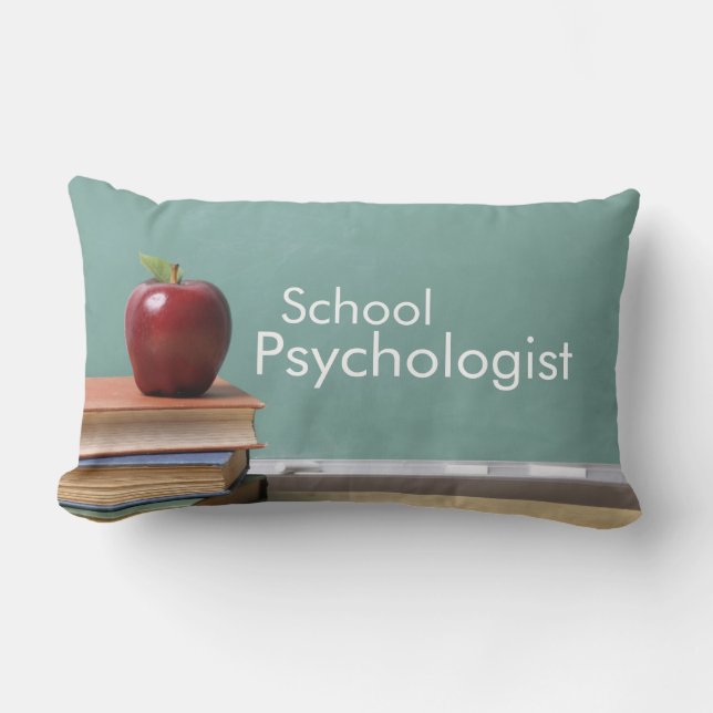 Rectangle Coussin de psychologue d'école (Recto)