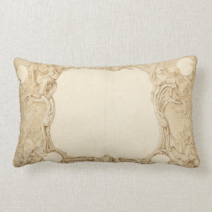 Rectangle Coussin de rococos