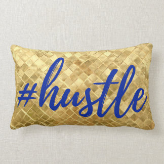 Rectangle Coussin de texture d'or de #Hustle