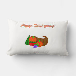 Rectangle Coussin de Thanksgiving Cornucopia Lumbar