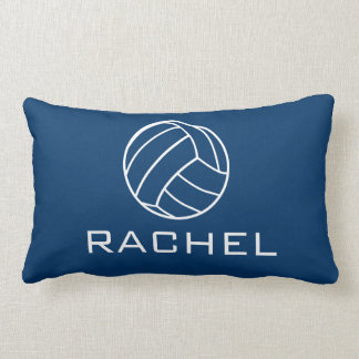 Rectangle Coussin de volleyball de bleu marine