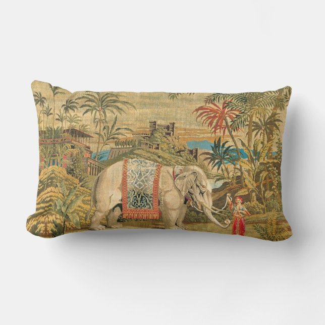 Rectangle Coussin d'entraîneur d'éléphant (Recto)